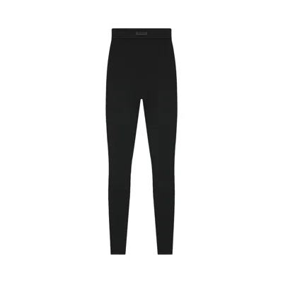 Pre-owned Essentials Fear Of God  Waffle Legging 'black' | Women's Size M