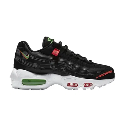 Pre-owned Nike Air Max 95 Recraft Se Gs 'worldwide - Black' | Kid's Size 3.5