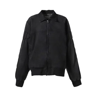 Pre-owned Satoshi Nakamoto Freedom Bomber Jacket 'black' | Men's Size L