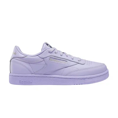 Pre-owned Reebok Cardi B X Coated Club C J 'crisp Purple' | Kid's Size 8