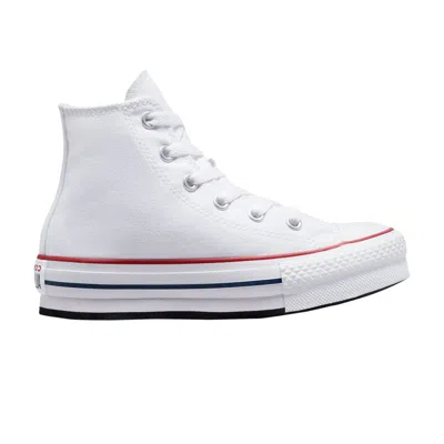 Pre-owned Converse Chuck Taylor All Star Lift Platform High Ps 'white Garnet' | Kid's Size 1