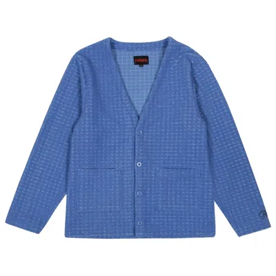 Pre-owned Pleasures Boredom Cardigan 'blue' | Men's Size Xl
