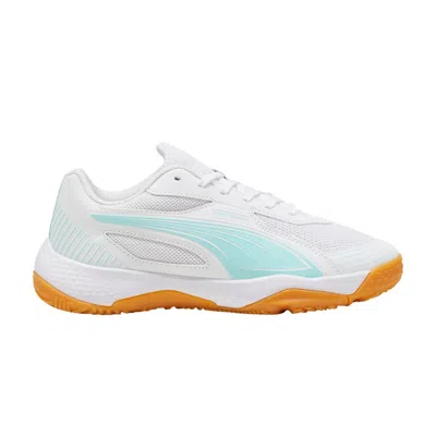 Pre-owned Puma Solarflash 3 Big Kid 'white Electric Peppermint' | Kid's Size 5.5