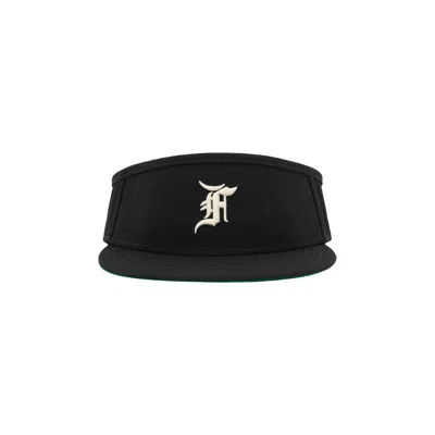 Pre-owned Essentials Fear Of God  X New Era Fitted Visor 'black' | Men's Size 7.125
