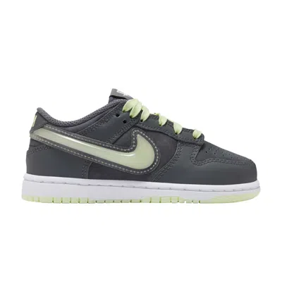 Pre-owned Nike Dunk Low Ps 'halloween - Glow In The Dark' | Grey | Kid's Size 2.5