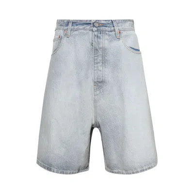 Pre-owned Vetements Denim Shorts 'light Blue' | Men's Size 33