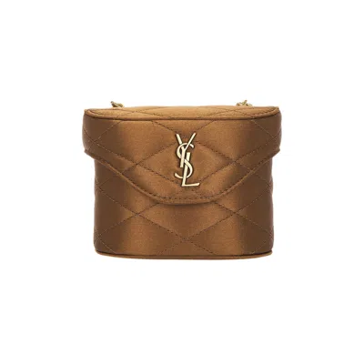 Pre-owned Saint Laurent Mini June Chain Bag 'bitter Cocoa' | Brown | Women's Size Onesize