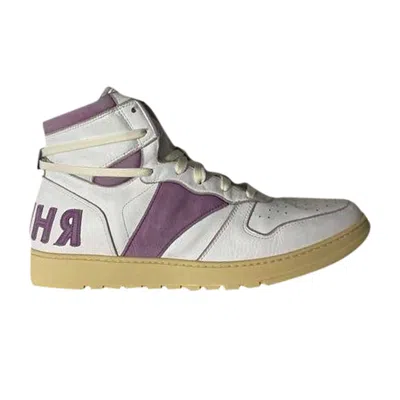 Pre-owned Rhude Rhecess High 'white Purple' | Men's Size 8.5