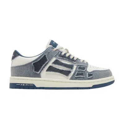 Pre-owned Amiri Wmns Skel Top Low 'denim' | Blue | Women's Size 35
