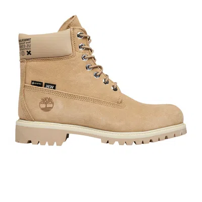 Pre-owned Timberland Wood Wood X 6 Inch Premium Gtx 'medium Beige' | Brown | Men's Size 10.5