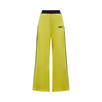 Pre-owned Moncler X Adidas Acetate Sweatpants 'black/yellow' | Men's Size M
