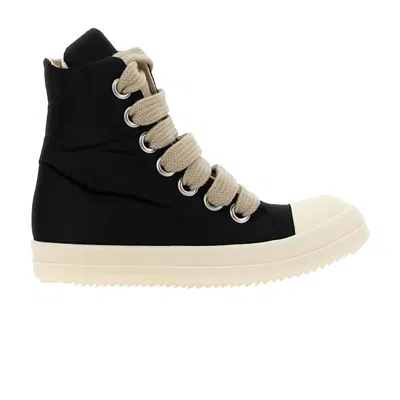 Pre-owned Rick Owens Lido Drkshdw Jumbo Lace Puffer High 'black Pearl' | Men's Size 45