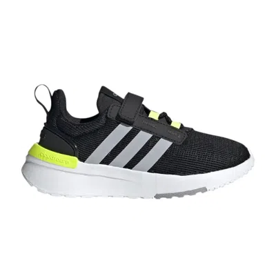 Pre-owned Adidas Originals Adidas Racer Tr21 Little Kid 'black Solar Yellow' | Kid's Size 12