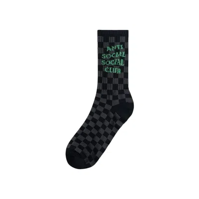 Pre-owned Anti Social Social Club Photo Booth Socks 'black' | Men's Size M
