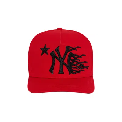 Pre-owned Hellstar Ny Snapback Hat 'red/black' | Men's Size Onesize
