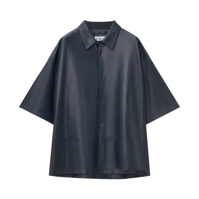 Pre-owned Loewe Short-sleeve Shirt 'dark Navy' | Blue | Men's Size 54