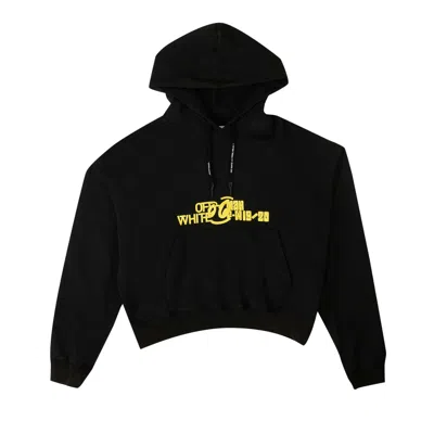 Pre-owned Off-white Graphic Print Hoodie 'black' | Men's Size Xs