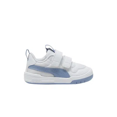 Pre-owned Puma Multiflex Mesh Infant 'silver Mist Zen Blue' | White | Infant Size 4