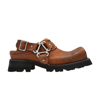 Pre-owned Acne Studios Balius Mule 'caramel Brown' | Men's Size 44