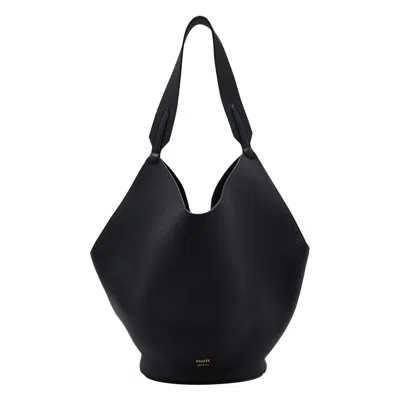Pre-owned Khaite Small Lotus Tote Bag 'black' | Women's Size Onesize