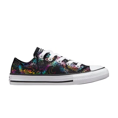 Pre-owned Converse Chuck Taylor All Star Low Ps 'butterfly Shine' | Black | Kid's Size 12