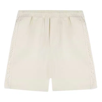 Pre-owned Represent Clo Knitted Panel Shorts 'antique White' | Men's Size M