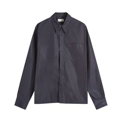 Pre-owned Dries Van Noten Corran Shirt 'navy' | Blue | Men's Size M