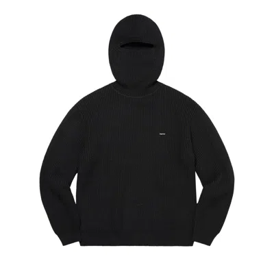 Pre-owned Supreme Small Box Balaclava/turtleneck Sweater 'black Stripe' | Men's Size L