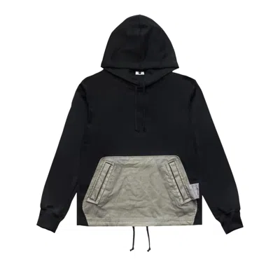 Pre-owned Comme Des Garçons Homme Deux Comme Des Garçons Homme Plus Tulle Hoodie 'black' | Men's Size M