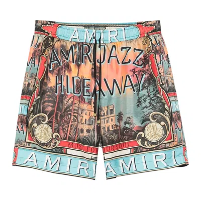 Pre-owned Amiri Jazz Hideaway Short 'multicolor' | Multi-color | Men's Size Xxl