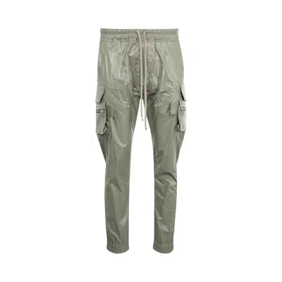 Pre-owned Rick Owens Mastodon Cargo Pants 'celadon' | Blue | Men's Size 52