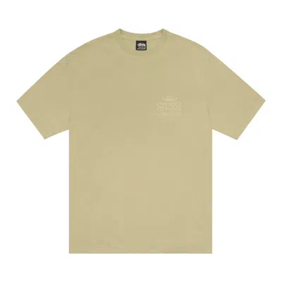 Pre-owned Stussy Beach House Tee Pigment Dyed 'elm' | Tan | Men's Size Xl In Brown
