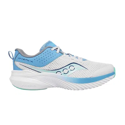 Pre-owned Saucony Kinvara 14 Big Kid 'grey Blue' | Kid's Size 2.5 In Gray