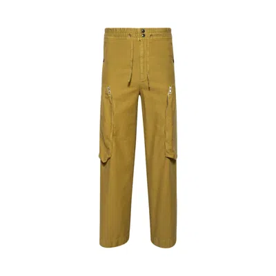 Pre-owned Dries Van Noten Zip Pocket Cargo Trousers 'mustard' | Yellow | Men's Size S
