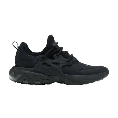 Pre-owned Nike React Presto Gs 'triple Black' | Kid's Size 5