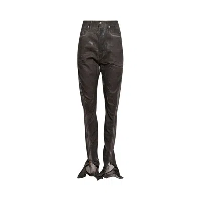 Pre-owned Rick Owens Drkshdw Bolan Banana Denim Pants 'dark Dust' | Grey | Women's Size 30