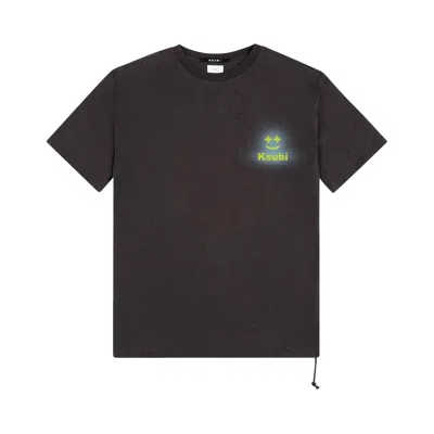 Pre-owned Ksubi Happy Glow Biggie Tee 'faded Black' | Men's Size L