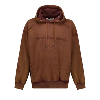 Pre-owned Feng Chen Wang Washed Hoodie 'brown' | Men's Size S