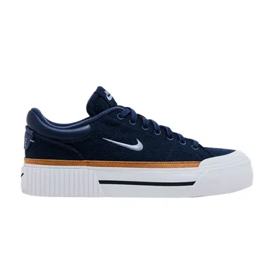 Pre-owned Nike Wmns Court Legacy Lift 'midnight Navy' | Blue | Women's Size 9.5