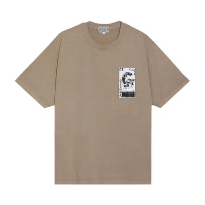 Pre-owned Cav Empt Overdye Md Purple Cloud T-shirt 'beige' | Cream | Men's Size Xxl