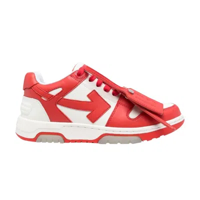 Pre-owned Off-white Wmns Out Of Office 'white Red' | Women's Size 35