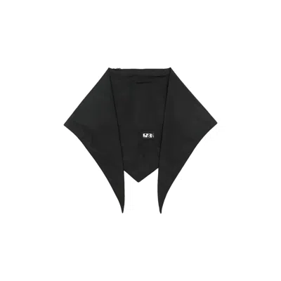 Pre-owned Rick Owens Drkshdw Bandana Pouch Scarf 'black' | Men's Size Onesize