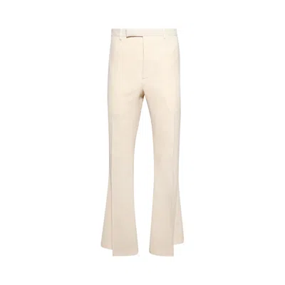 Pre-owned Rick Owens Wide Astaires Pants 'dinge' | White | Men's Size 54