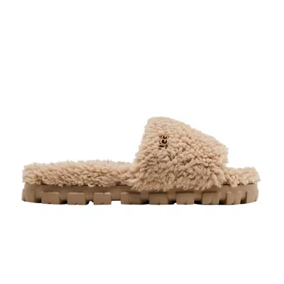 Pre-owned Ugg Wmns Cozetta Curly Slipper 'sand' | Tan | Women's Size 11