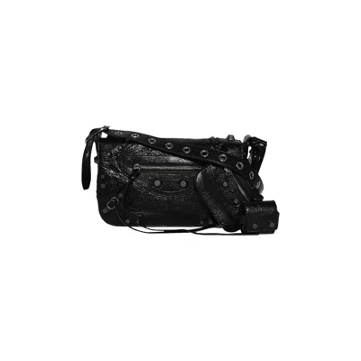 Pre-owned Balenciaga Le Cagole Xs Flap Bag 'black' | Men's Size Onesize