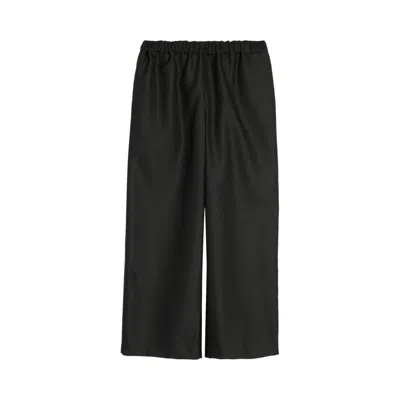 Pre-owned Comme Des Garçons Wool Gabardine Pant Ii 'black' | Women's Size M