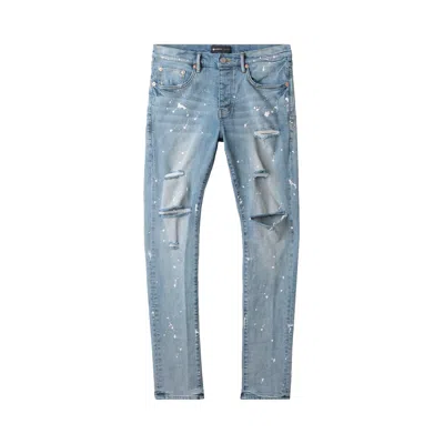 Pre-owned Purple Brand Paint Jeans 'light Indigo' | Blue | Men's Size 32