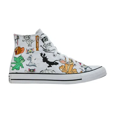 Pre-owned Converse Tom & Jerry X Chuck Taylor All Star High 'all-over Print' | White | Men's Size 11.5
