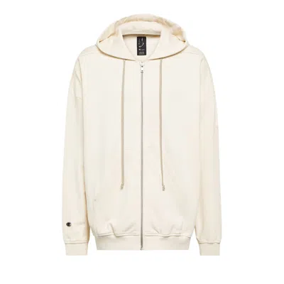 Pre-owned Rick Owens Jumbo Jason's Hoodie 'natural' | Tan | Men's Size Xl