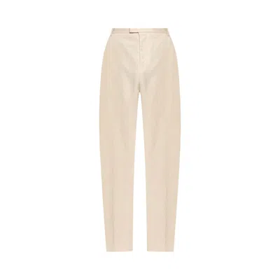 Pre-owned Bottega Veneta Poplin Weave Tailored Pants 'beige' | Tan | Men's Size 52